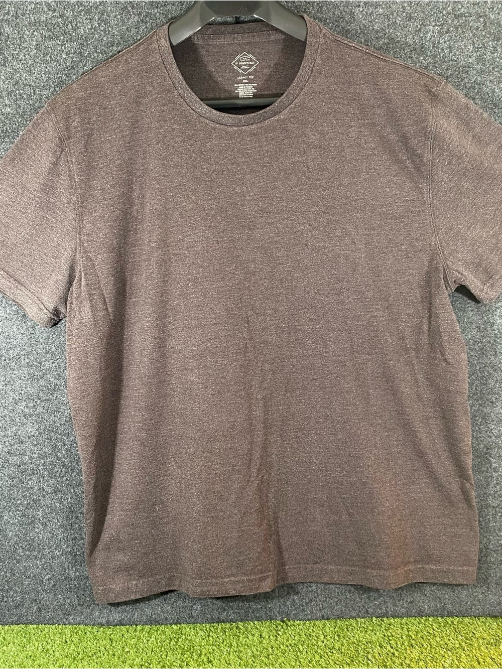 St. John's Bay Legacy Tee Shirt Men’s Size 2XL Short Sleeve Dark Brown Easy Care